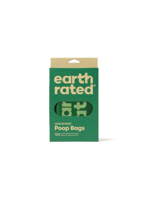 Earth Rated 120 Unscented Poop Bags With Handles