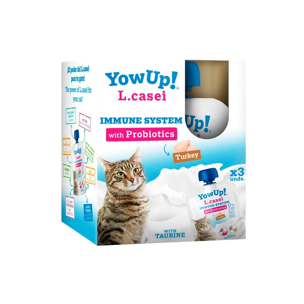 YOW UP CAT - L.Casei Cat Probiotics Turkey 3 Pack (3x85gr) - Image 2