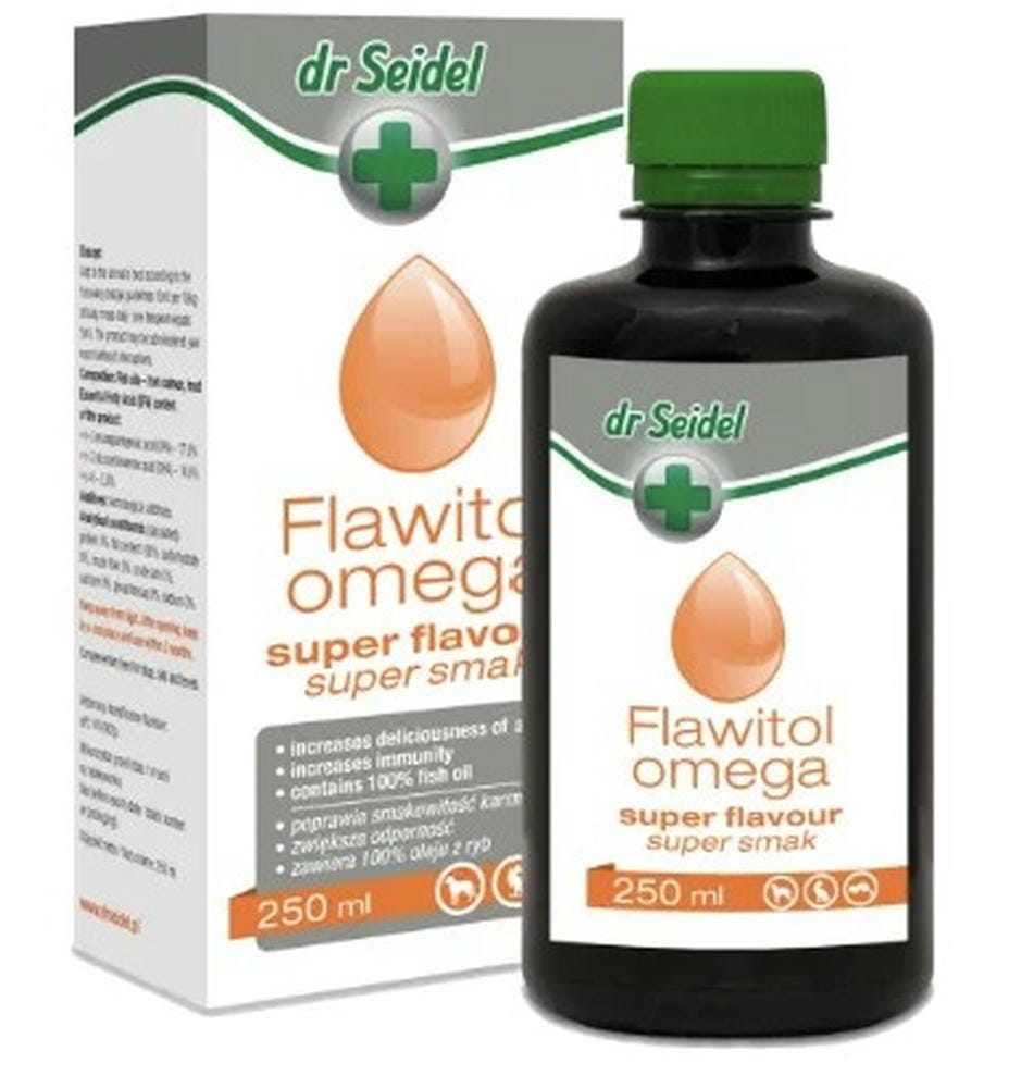 Dr Seidel Flawitol Omega Oil Super Taste 250ml Dogs & Cats