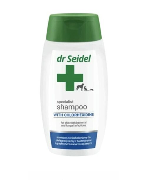 Dr Seidel Shampoo with Chlorhexidine 220ml Dos, Cats & Small Pets
