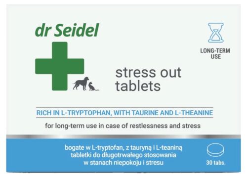 Dr Seidel Stress Out Tablets x10 Pack & x30 Pack - Dogs & Cats
