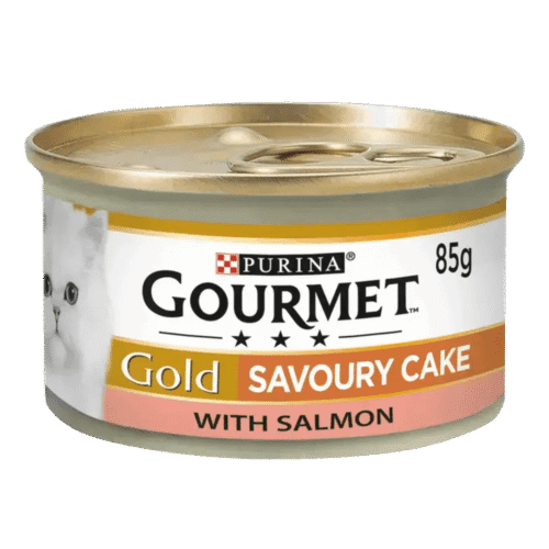 GOURMET® Gold Savoury Cake Salmon Wet Cat Food - 12 x 85gr
