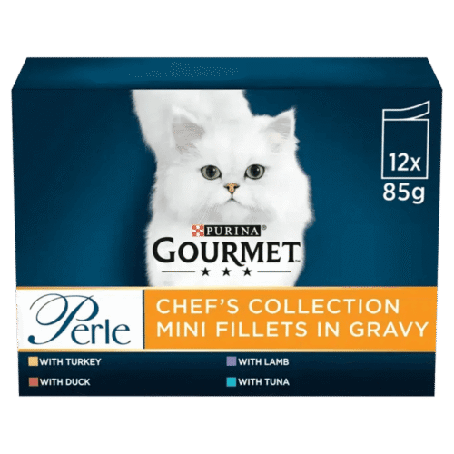 GOURMET® Perle Chef's Collection in Gravy Wet Cat Food - 12x85gr