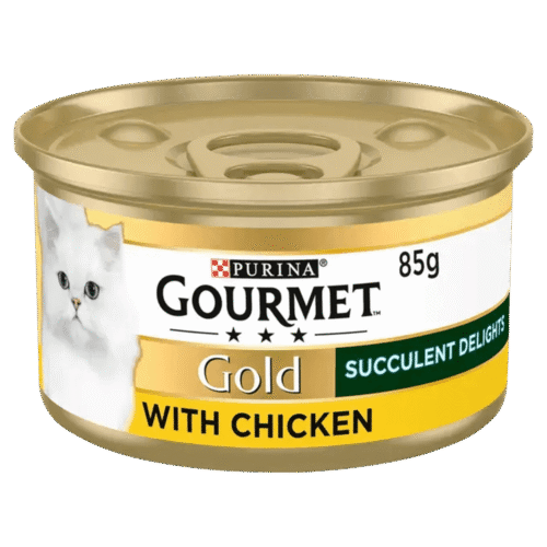 GOURMET® Gold Succulent Delights Chicken Wet Cat Food - 12 x 85gr
