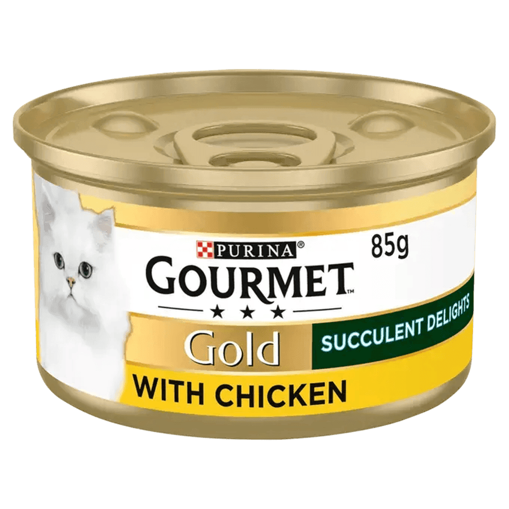GOURMET® Gold Succulent Delights Chicken Wet Cat Food - 12 x 85gr