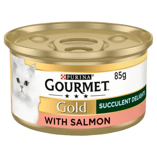 GOURMET® Gold Succulent Delights Salmon Wet Cat Food - 12 x 85gr