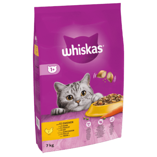 WHISKAS Cat Dry with Chicken Adult 1+