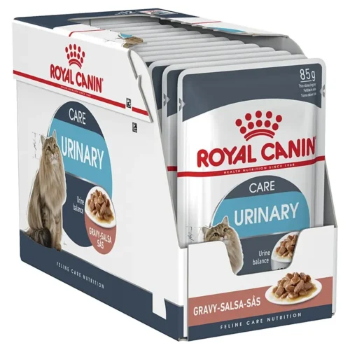 Royal Canin Urinary Care in Gravy – Adult Cat Complete Wet Food (12 × 85 g Pouches)