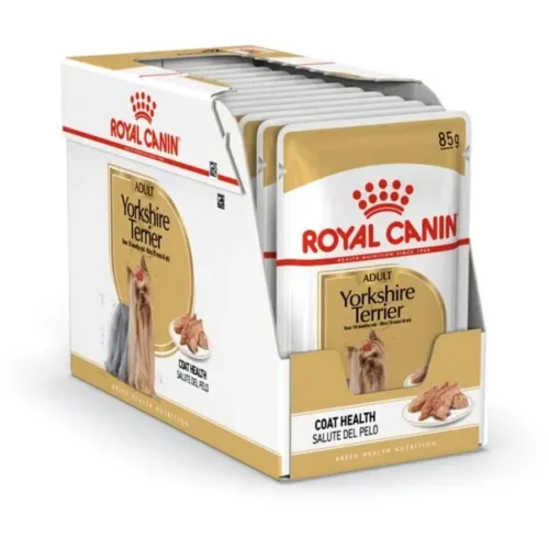 Royal Canin Yorkshire Terrier Loaf – Adult Dog Complete Wet Food (12 × 85 g Pouches)