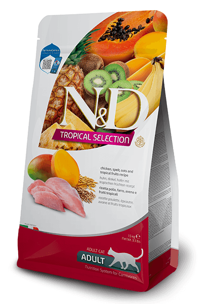 Farmina N&D Tropical Chicken Adult Cat Dry Food 1.5kg | 5kg