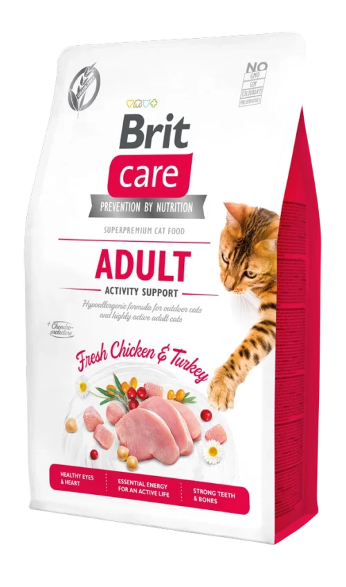 Brit Care Cat Grain-Free ADULT ACTIVITY SUPPORT 2KG