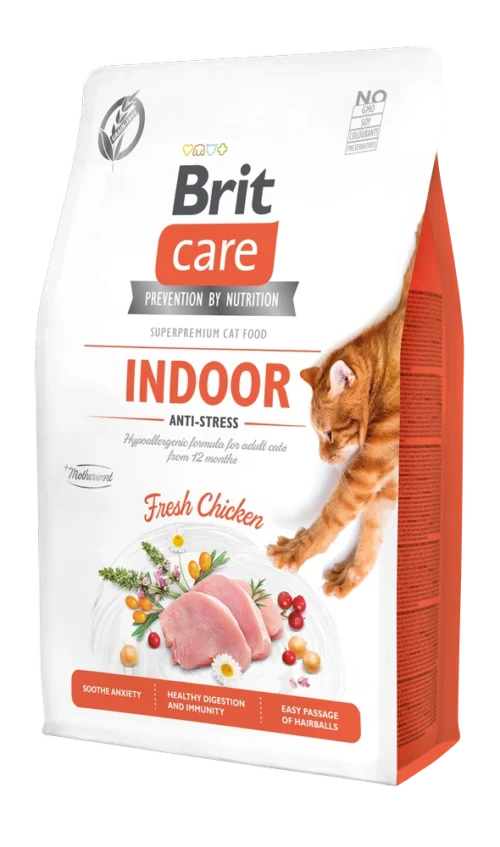 Brit Care Cat Grain-Free INDOOR ANTI-STRESS 2KG | 7KG