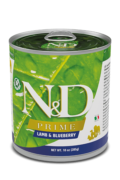 Farmina N&D Prime - Lamb & Blueberry - Adult Dog Wet Food 6x140gr | 6x285gr