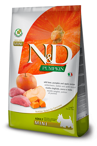 Farmina N&D Pumpkin Boar and Apple Adult Mini Dry Dog Food 2.5KG | 7KG