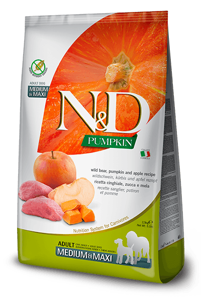 Farmina N&D Pumpkin Boar and Apple Adult Medium & Maxi Dry Dog Food 2.5KG | 12KG