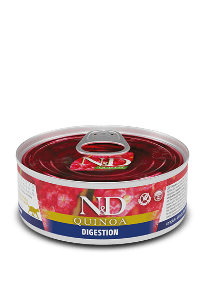 Farmina N&D Quinoa Digestion Adult Cat Wet Food 24x80g Tins