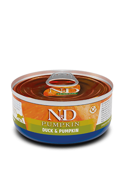 Farmina N&D Pumpkin Duck & Pumpkin Adult Cat Wet Food 24x70g Tins