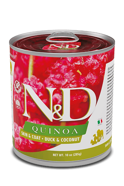 Farmina N&D Quinoa Skin & Coat – Duck & Coconut Adult Dog Wet Food 6x140gr | 6x285gr