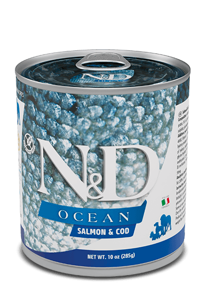 Farmina N&D Ocean - Salmon & Cod - Adult Dog Wet Food 6x140gr | 6x285gr