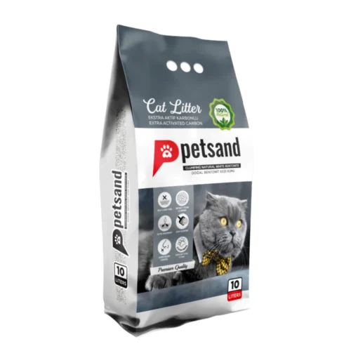 PETSAND CARBON ACTIVATED CAT LITTER 10 LTRS