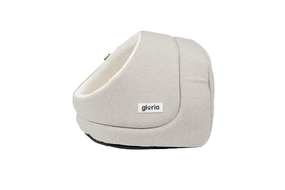 Gloria Sweet Cave – Beige & Grey Pet Cave Bed 40x40cm - Image 3