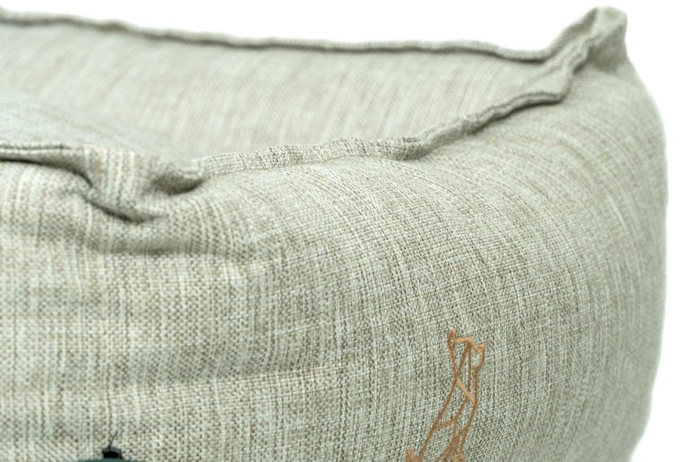 Gloria Santillana Rectangular Bed – Soft Beige & Grey Pet Bed - Image 5