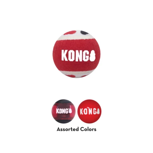 KONG Assorted Signature Balls L 3PK