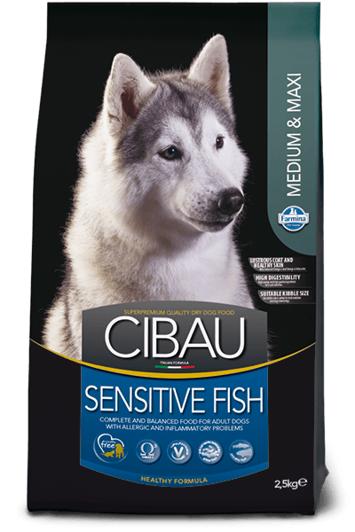 Farmina Cibau Sensitive Fish Medium & Maxi Dry Dog Food 12KG