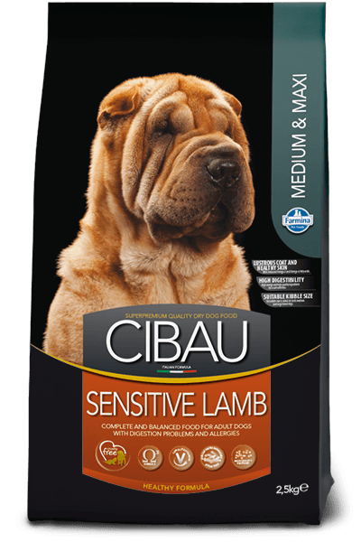 Farmina Cibau Sensitive Lamb Medium & Maxi Dry Dog Food 12KG