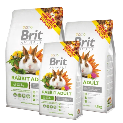 Brit Animals RABBIT ADULT Complete 1.5kg | 3kg