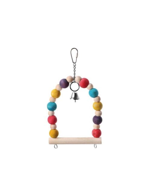 Best Friend Wooden Bird Swing